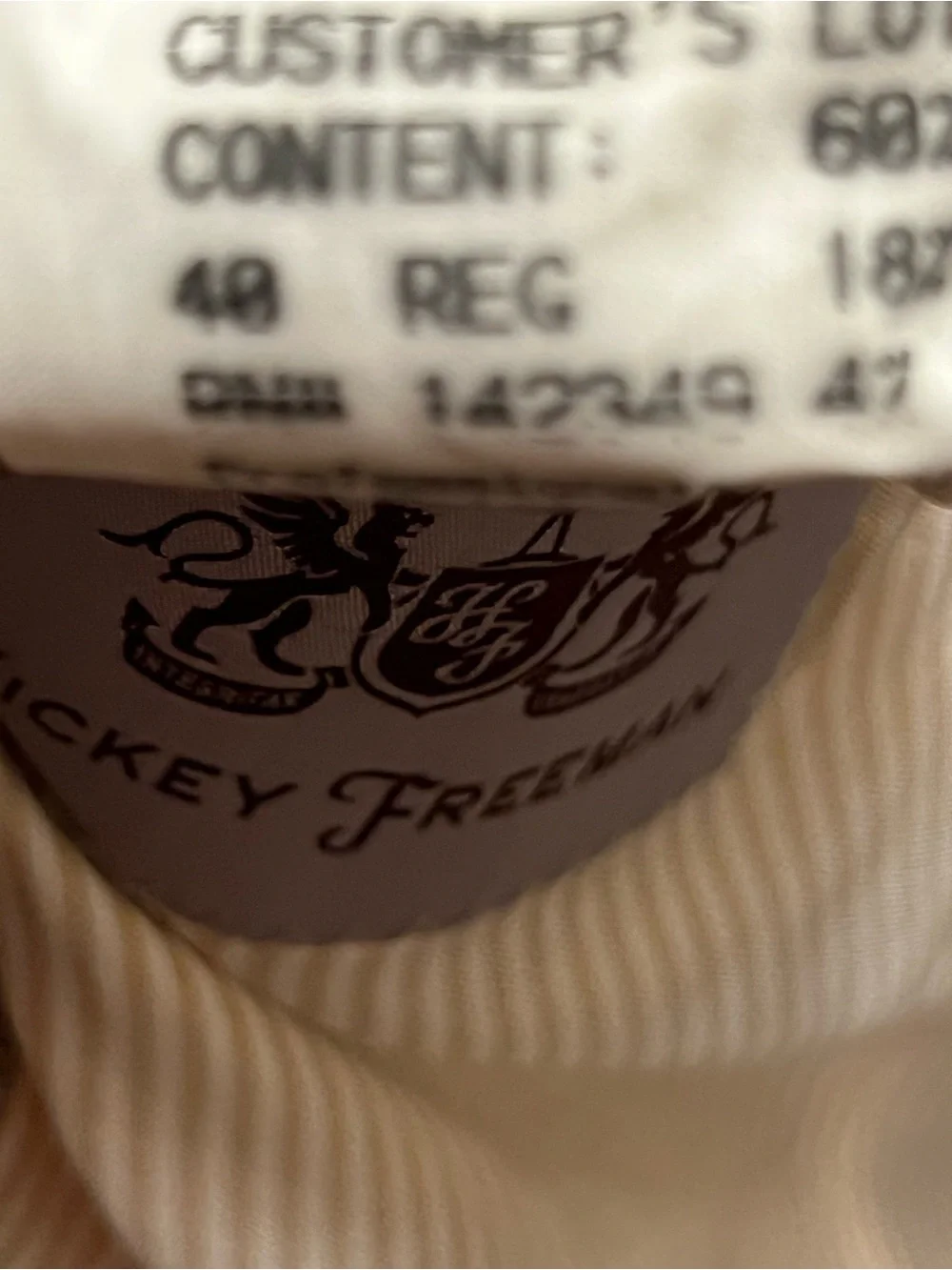 Hickey Freeman refined tan